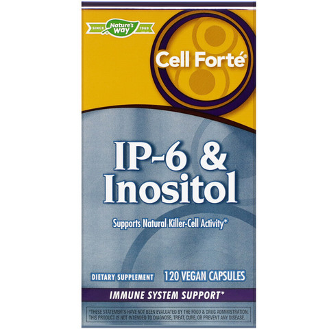 Nature's Way, Cell Forté, IP-6 и инозитол, 120 растительных капсул