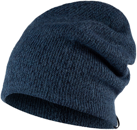 Вязаная шапка Buff Hat Knitted Jarn Denim фото 1