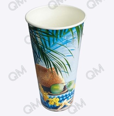 Стакан бумажный 500мл для хол, напитков " Море" (50шт/20уп/1000шт)