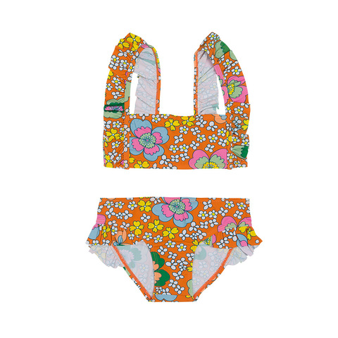 Купальник Stella McCartney Kids Retro Flowers Orange