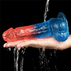 Фаллоимитатор-реалистик Lovetoy Dazzle Studs, 19х4 см