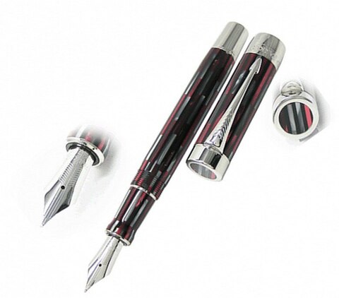 Ручка перьевая Parker Duofold Duofold Senior Red, F306 Limited Edition (S0955270)