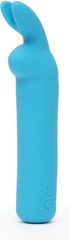Голубая вибропуля с ушками Rechargeable Rabbit Ears Bullet Vibrator - 
