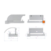 561600 Decor Walther Corner TPH4 Держатель туалетной бумаги, подвесной, цвет: хром ЗАКАЗ ПО ЗАПРОСУ