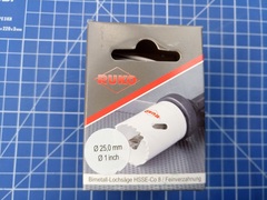 Коронка по металлу 25,0x38мм Bi-Metall HSSE-Co8(M42) 6,35tpi(4мм) Ruko 126025