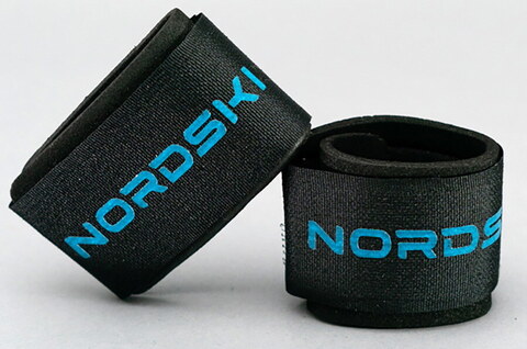 Липучки для лыж Nordski Black-Blue - 2 штуки