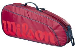 Теннисная сумка Wilson Junior 3 PK Racket Bag - red/infrared