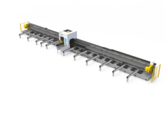 Оптоволоконный лазерный станок для резки труб с боковой загрузкой/выгрузкой LEAPION LF-12024T (12000 Вт)