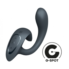 Вибратор-кролик с двойной стимуляцией G for Goddess 1 темно-серый от Satisfyer