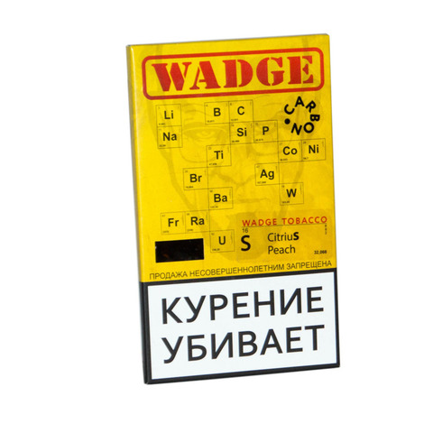 Табак WADGE CARBON 100gr PEACHIUM