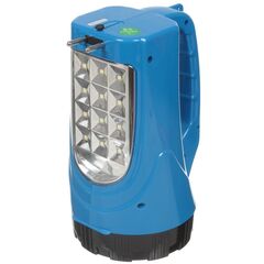 Фонарь ручной, встр акк, Ultraflash, 3818SM, зар от сет220В, пластик, син, 12889