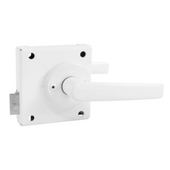 Защелка накладная Птимаш ЗЩН1.45 белая левая