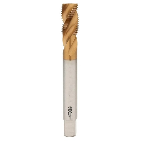 Метчик М 8,0х0,5 (Машинный, винт.) DIN374 HSSE-TiN 6h C/2-3P R45 90мм a=4,9 H-Tools 513X01-D2-0083