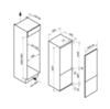 Встраиваемый холодильник Maunfeld MBF193NFFW