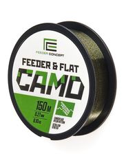 Леска монофильная Feeder Concept FEEDER&FLAT Camo 150м, 0.27мм