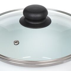 Кастрюля сталь, эмал, 4 л, с крыш, Сантэкс, Маки, 1-2440112, индукц