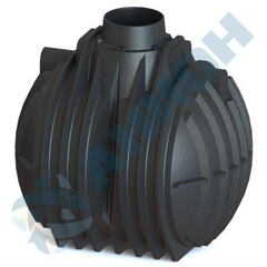 Емкость для септика однокамерная Анион 4900 л. вертикальная (2400x1970x2400см;черный) - арт.559477