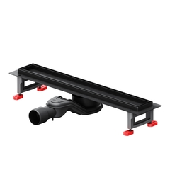 Am.Pm W01SC-U11-050-04BM MasterFlow Трап для душа линейный универс затвор Tile 50см цвет черн мат фото