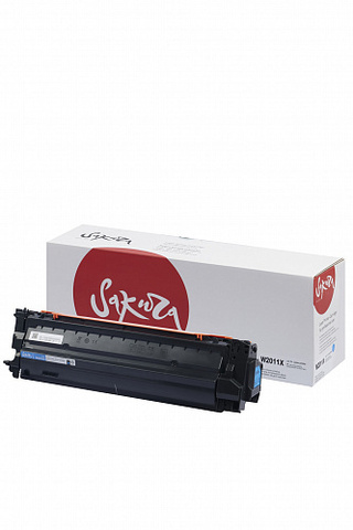 Картридж Sakura W2011X для HP Color LaserJet Enterprise M856dn/ M776dn/ MFP M776z/ MFP M776zs , голубой, 29000к.