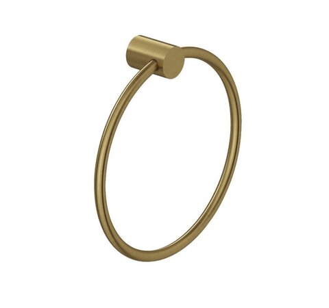 Kludi 58978N0 Vela R Кольцо для полотенец Ø200 мм, Brushed Gold