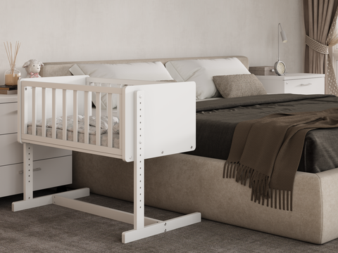 Кроватка колыбель белая