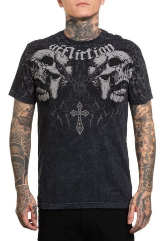 Affliction | Футболка мужская Decimation Tee A27282 спереди
