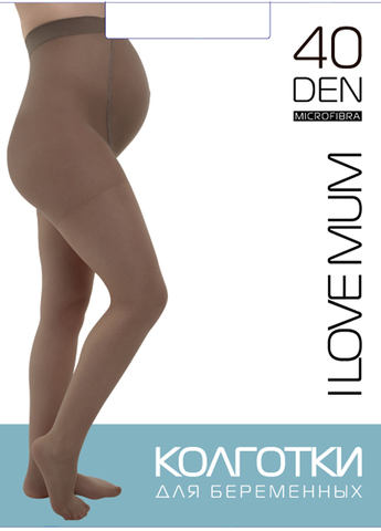 Колготки для беременных 40 den; цвет: телесный