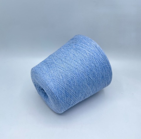 Biagioli Modesto (пр.Италия), 2/28 1400м/100 гр.100% Кашемир, цвет- Светло-голубой меланж(56), арт.36079