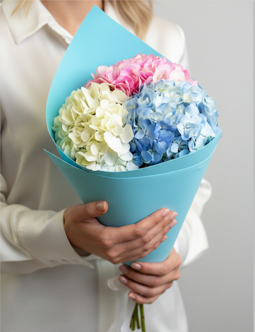 Букет гортензий Лазурный берег