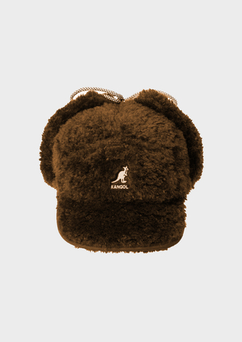 Шапка KANGOL Faux Shearling Utility Flap Cap