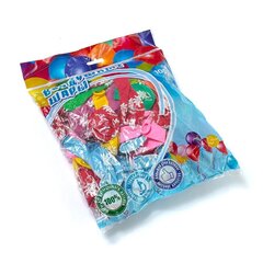 
          Шар воздушный Alingar, №10 "С праздником" №4, ассорти (рисунок цветы), 100шт/уп, пакет с европодвесом