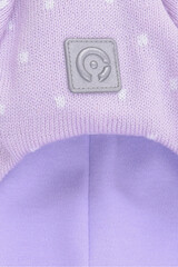 шапка  для девочки  КВ 20370/лаванда