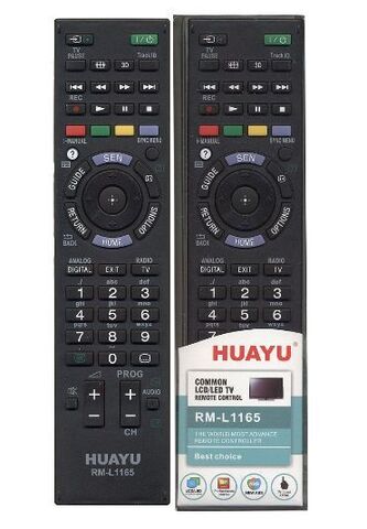 Универсальный пульт HUAYU для телевизоров Sony RM-L1165,черный.