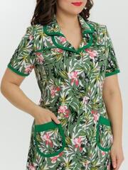 4572 Халат на пуговицах