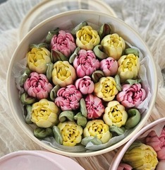 Зефир подарочный «Тюльпаны» / 21 см