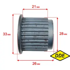 Шкив DDE ST160 (3М-30) промежуточный (919-907-58)