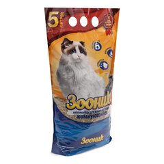 Зооник наполнитель для кошачьего туалета древесный комкующийся 5л