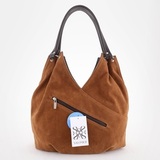 Сумка Саломея 101 эко-замша миндаль