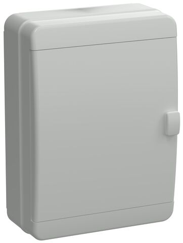 TEKFOR Корпус пласт. КМПн-24 IP65 сер. непрозр. дверь IEK