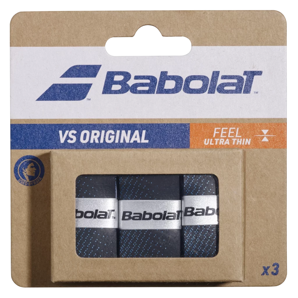 Намотка для ракетки Babolat VS Original Feel Black/Blue (3шт) арт.193528