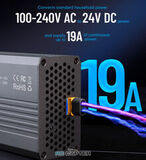 Блок питания ToolkitRC ADP450, вход 100/240В, выход 24В 19А 450Вт для зарядного устройства