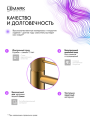 Смеситель для умывальника Lemark LMF-2012S-BRG 
