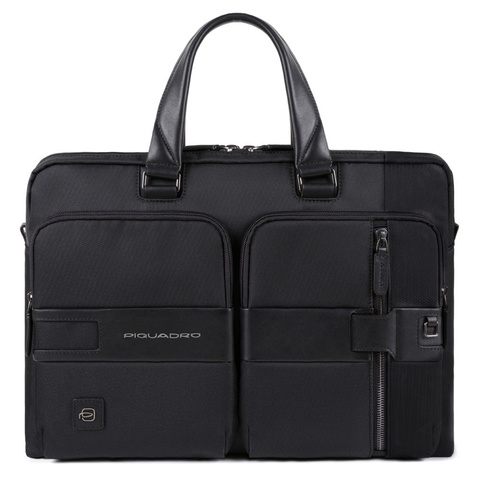 Сумка Piquadro Tokyo CA4470S107/N цвет: чёрный, материал: кожа натуральная