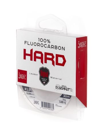 Леска LUCKY JOHN Fluorocarbon Hard 30 м – 0,205 мм