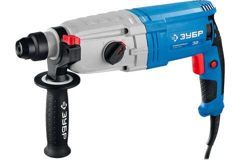 ЗП-32-1100 К	ЗУБР 1100 Вт, 32 мм, перфоратор SDS Plus, серия Профессионал