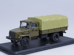 GAZ-3309 engine D-245.7 Diesel Turbo with awning khaki Start Scale Models (SSM) 1:43