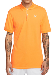 Поло теннисное Nike Rafa Slim Polo - vivid orange/white/baltic blue