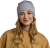 Картинка шапка вязаная Buff Hat Crossknit Solid Light Grey - 3