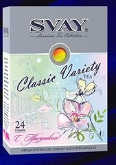 Чай Svay Classic Variety Spring крупнолистовой подарочный в пирамидках (24 пирамидки по 2,5 гр.)