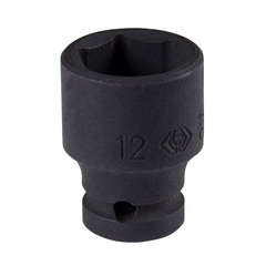 KING TONY (253512M) Головка торцевая ударная шестигранная 1/4", 12 мм